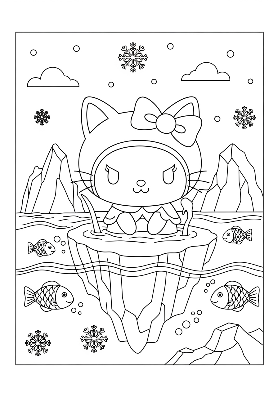 Badtz Maru Coloring Pages Free Printables For Kids