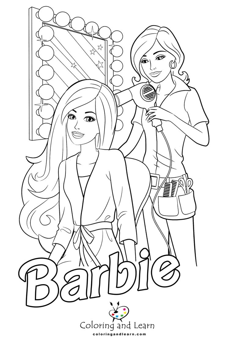 Barbie Coloring Pages FREE 2025 Coloring And Learn Barbie Coloring Pages FREE 2025 Coloring And Learn