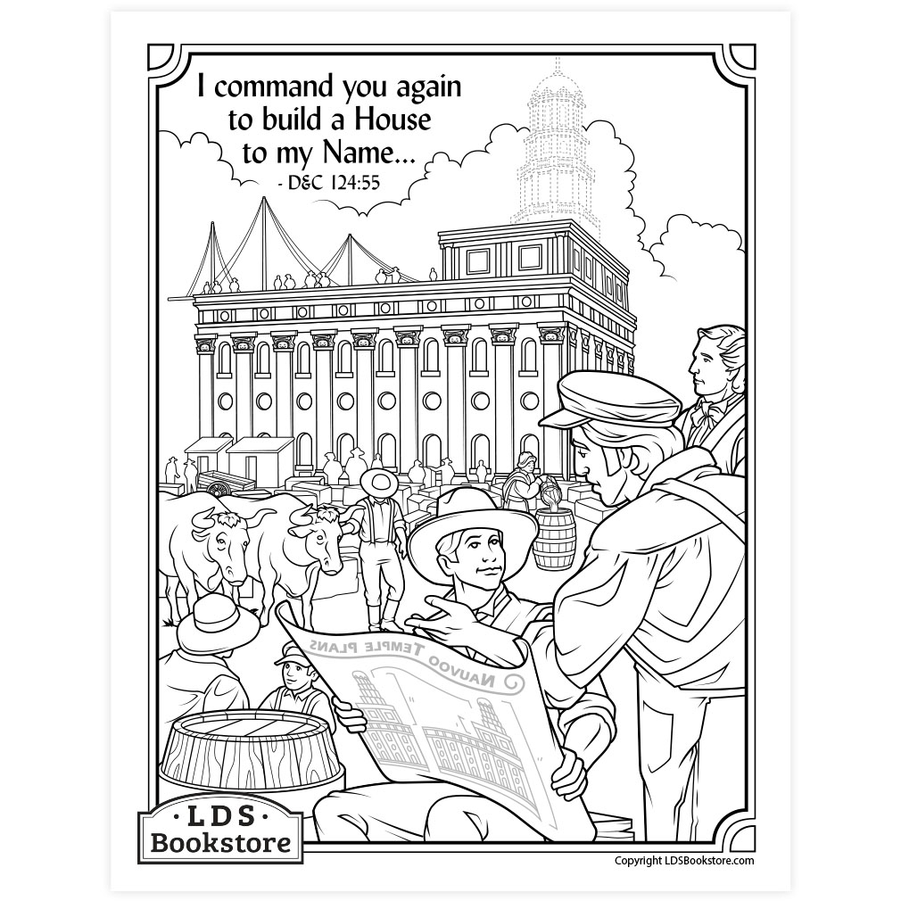Build A House To My Name Coloring Page Printable Doctrine And Covenants Coloring Page Build A House To My Name Coloring Page Printable Doctrine And Covenants Coloring Page