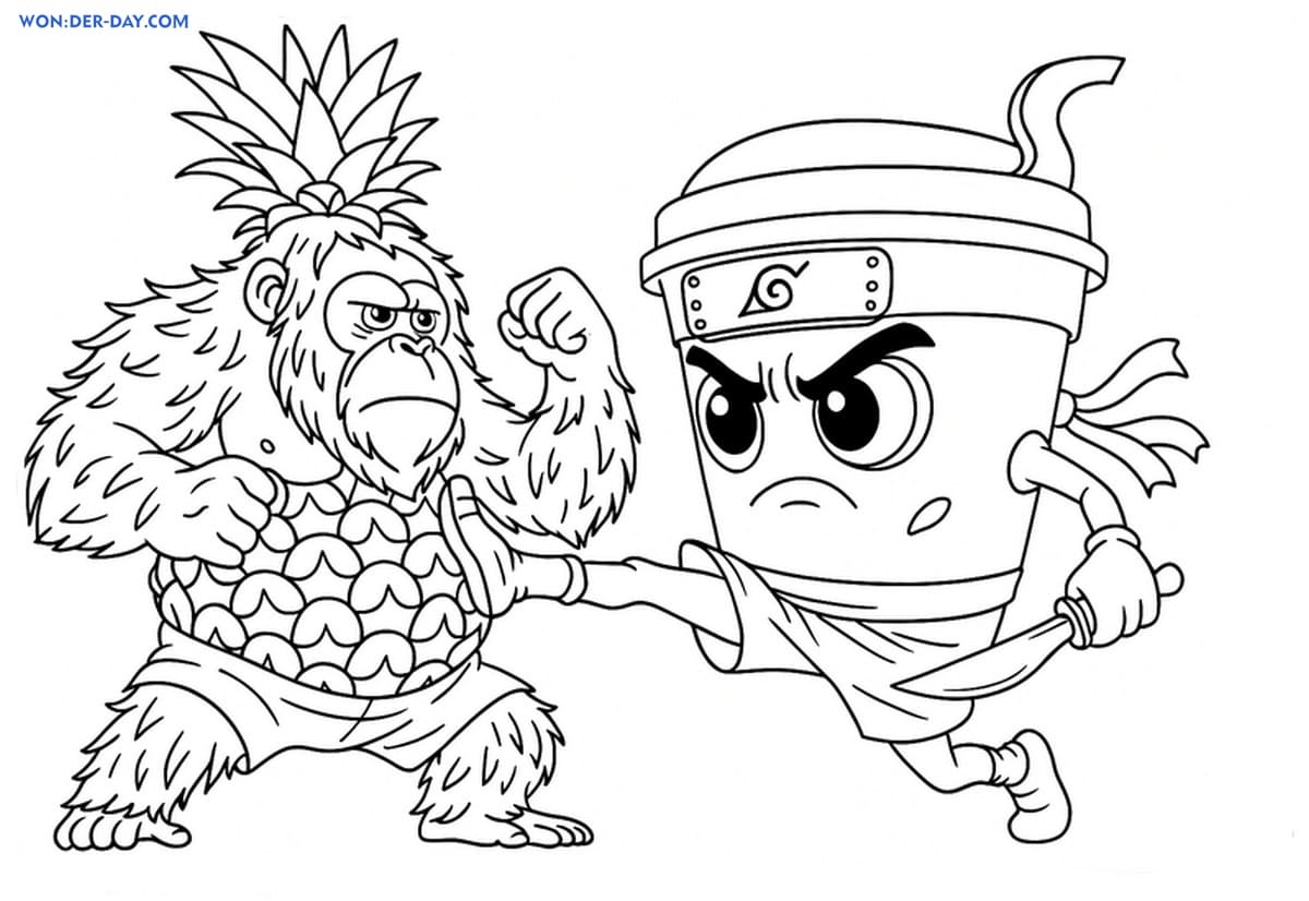 Cappuccino Assassino Coloring Pages WONDER DAY