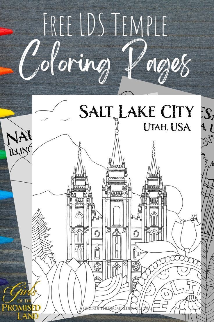 Color LDS Temples Free Printable Pages Color LDS Temples Free Printable Pages