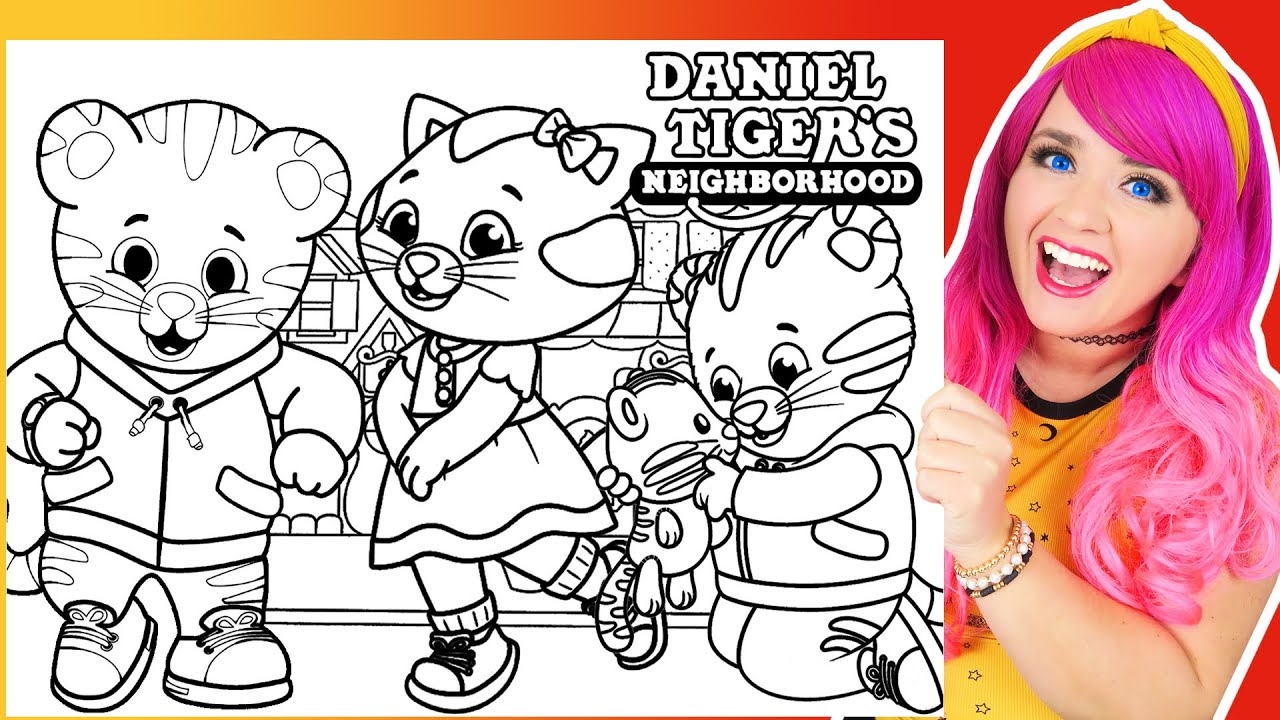 Coloring Daniel Tiger Friends Coloring Pages Daniel Tiger s Neighborhood Coloring Videos YouTube Coloring Daniel Tiger Friends Coloring Pages Daniel Tiger s Neighborhood Coloring Videos YouTube