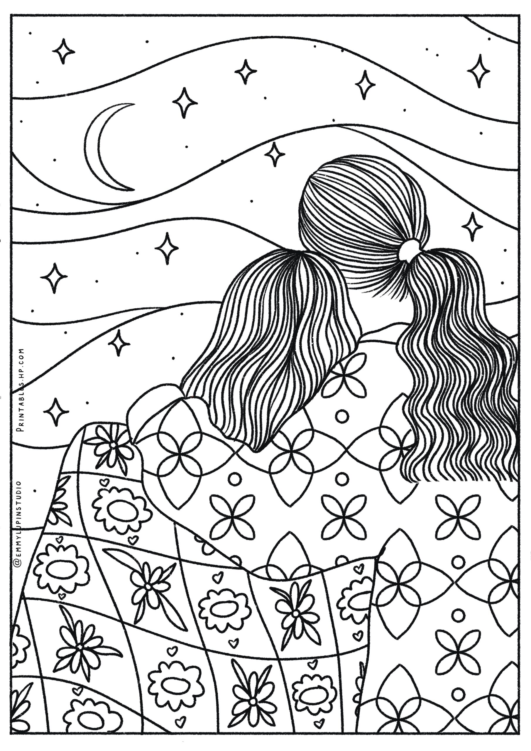 night sky coloring page night sky coloring page
