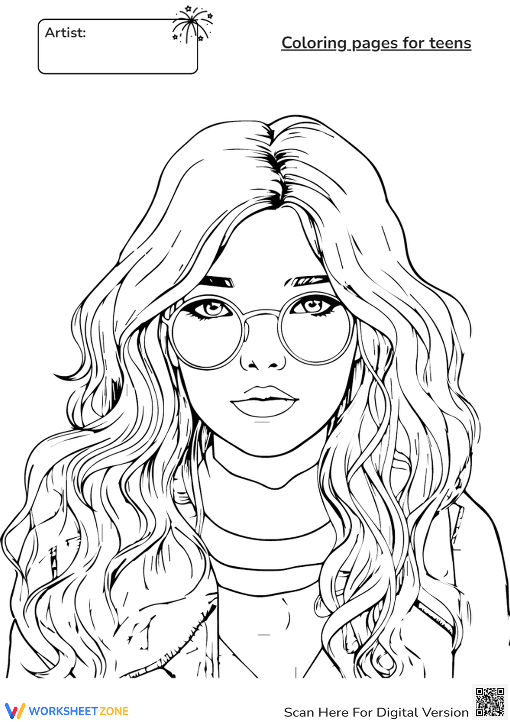 Coloring Pages For Teens Online And Printables 