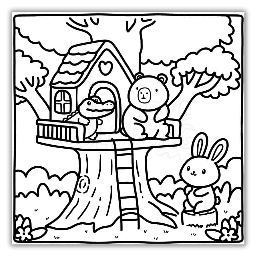 Cozy Capybara And Friends Coloring Pages Free PDF Printables Simply Love Coloring Cozy Capybara And Friends Coloring Pages Free PDF Printables Simply Love Coloring