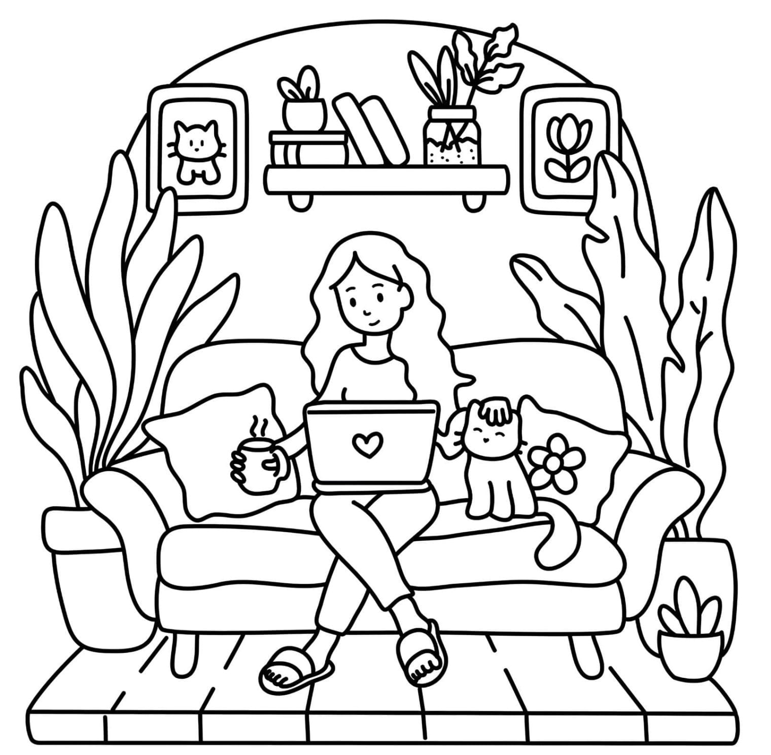Cozy Coloring Page Archives All Art Cozy Coloring Page Archives All Art