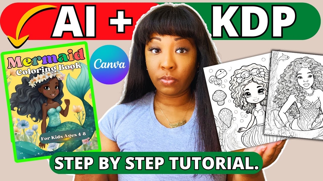 Create A Kids KDP COLORING BOOK To Sell Using CANVA AI Step By Step Tutorial YouTube Create A Kids KDP COLORING BOOK To Sell Using CANVA AI Step By Step Tutorial YouTube