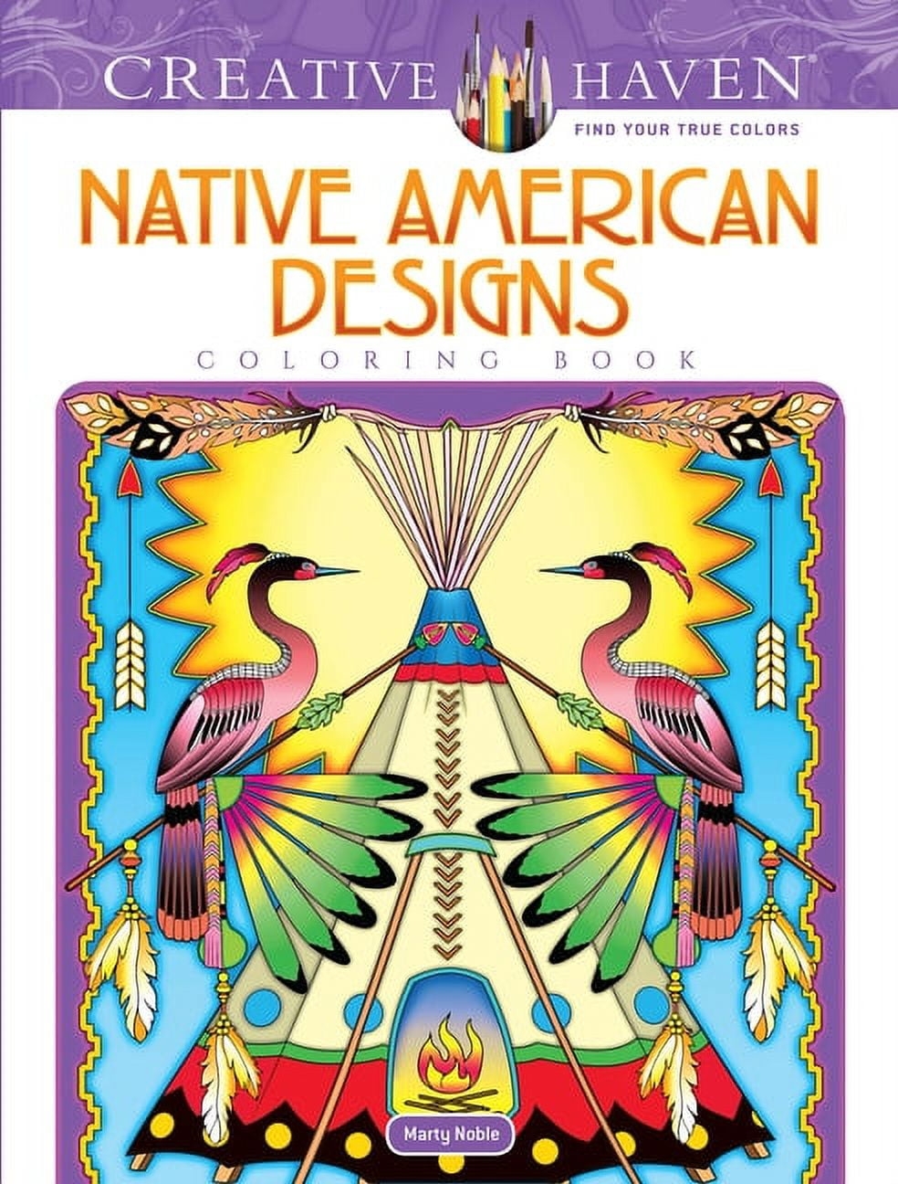 Creative Haven Native American Designs Coloring Book Walmart