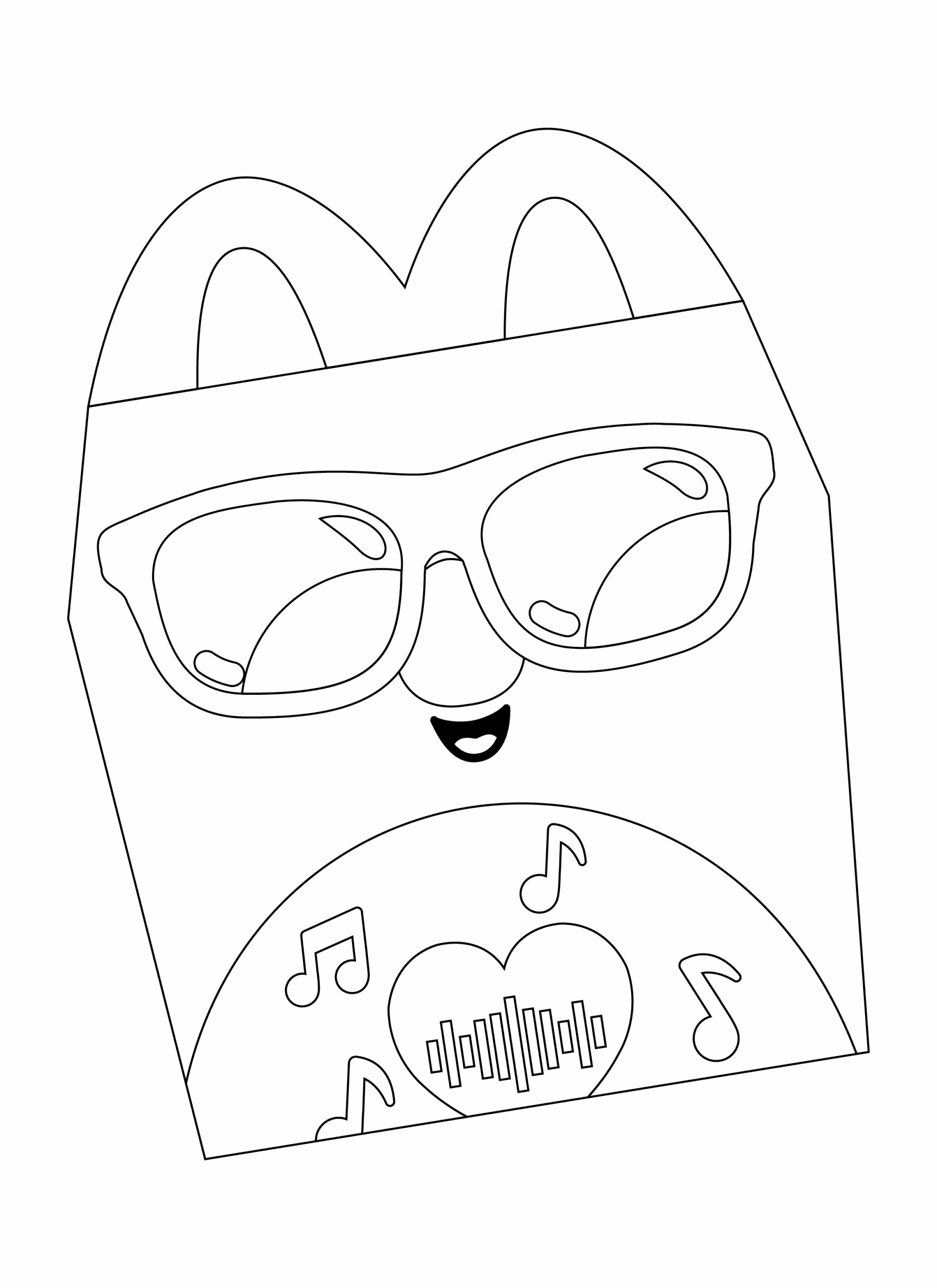 happy meal coloring pages happy meal coloring pages
