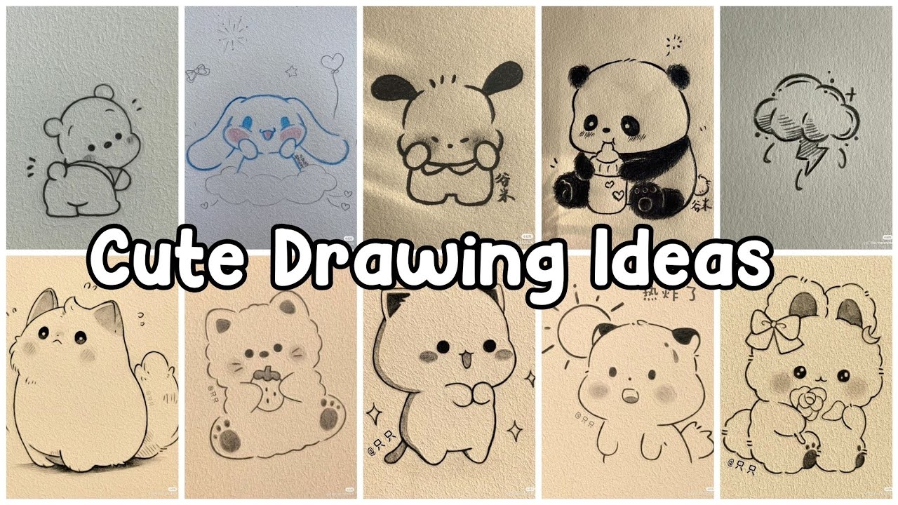 Cute Drawing Ideas Easy Drawing Ideas Simple Drawing Ideas YouTube