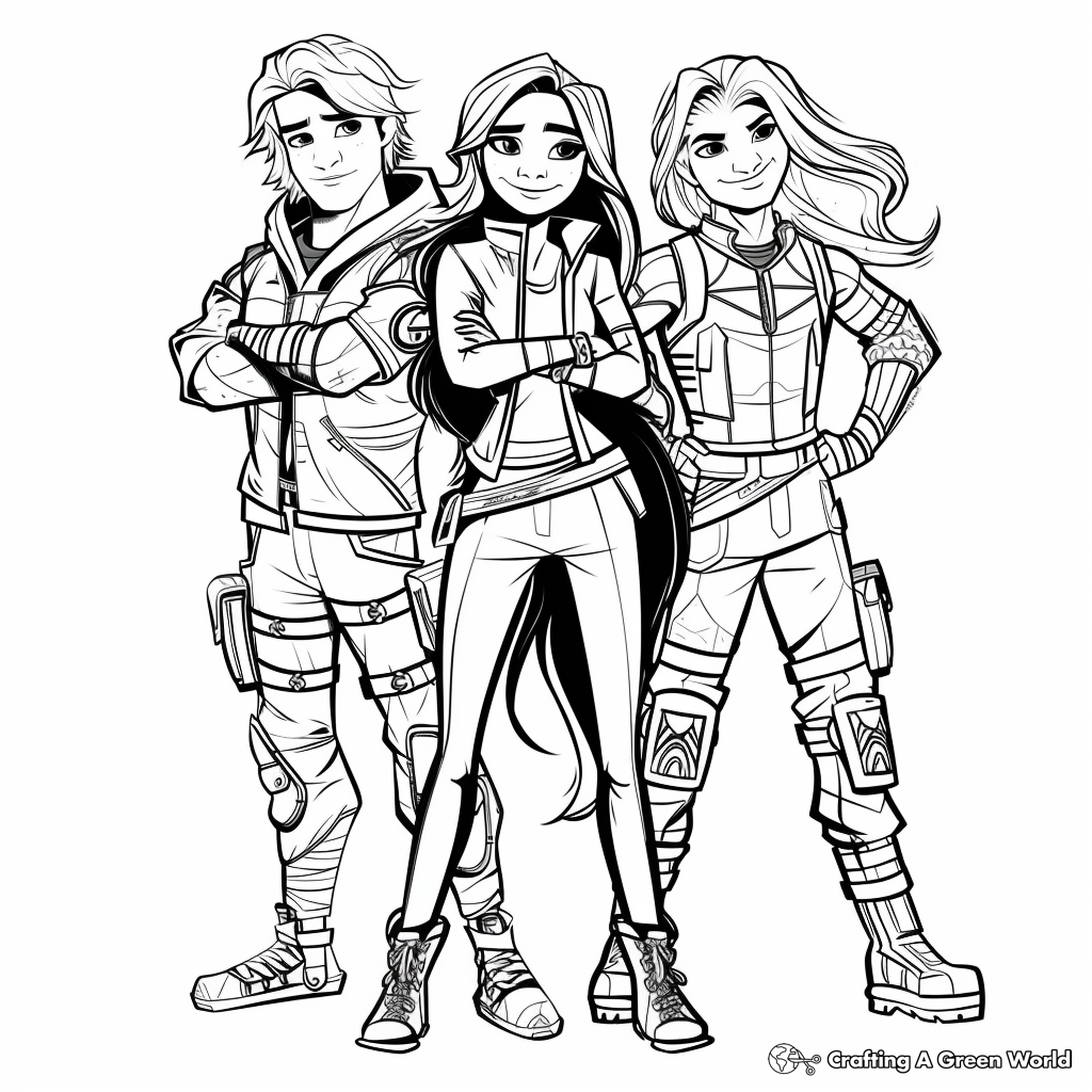 free printable descendants coloring pages free printable descendants coloring pages