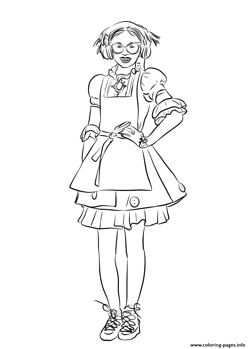 Descendants Coloring Pages Descendants Coloring Pages