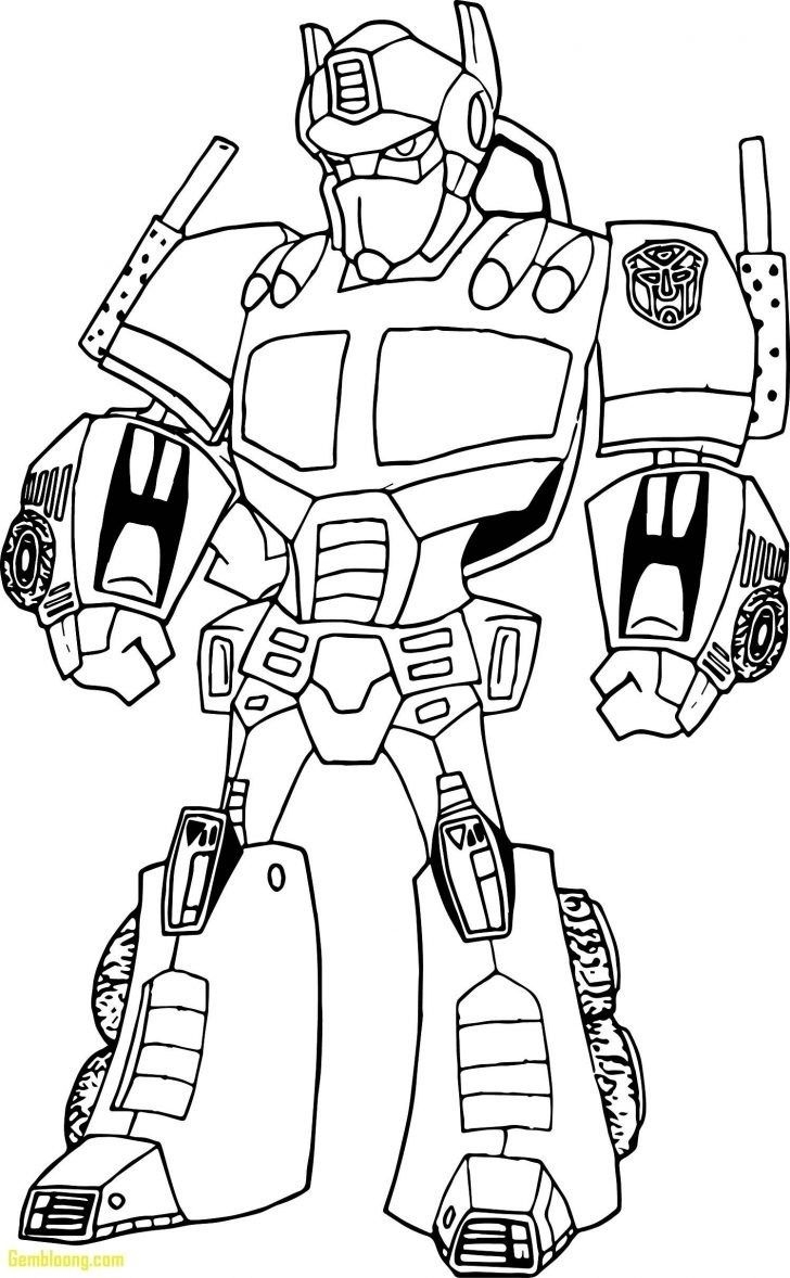 Coloring Pictures Of Robots