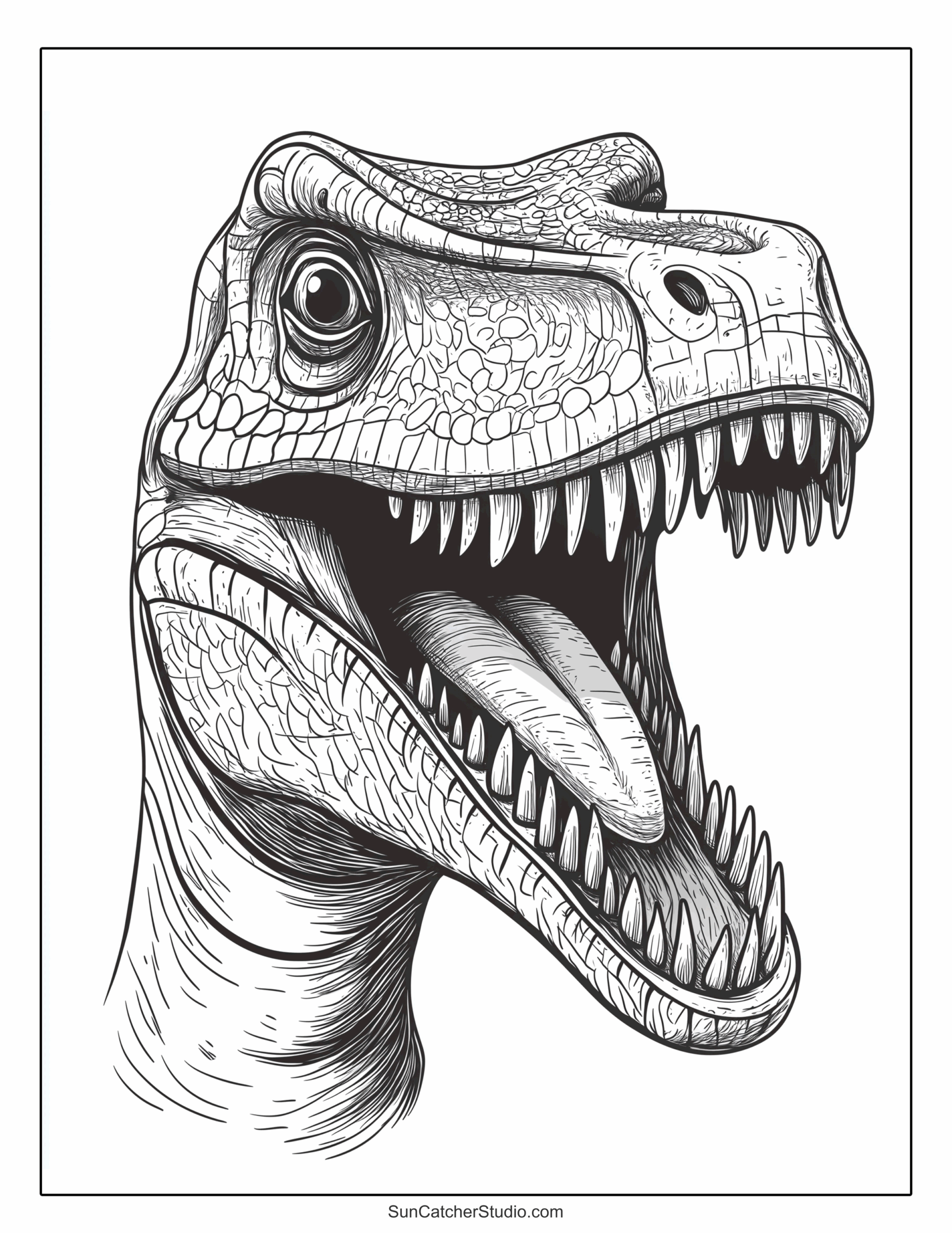 dinosaur coloring pages to print