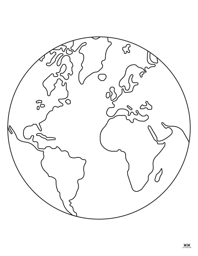 Earth Coloring Pages 25 FREE Pages Printabulls