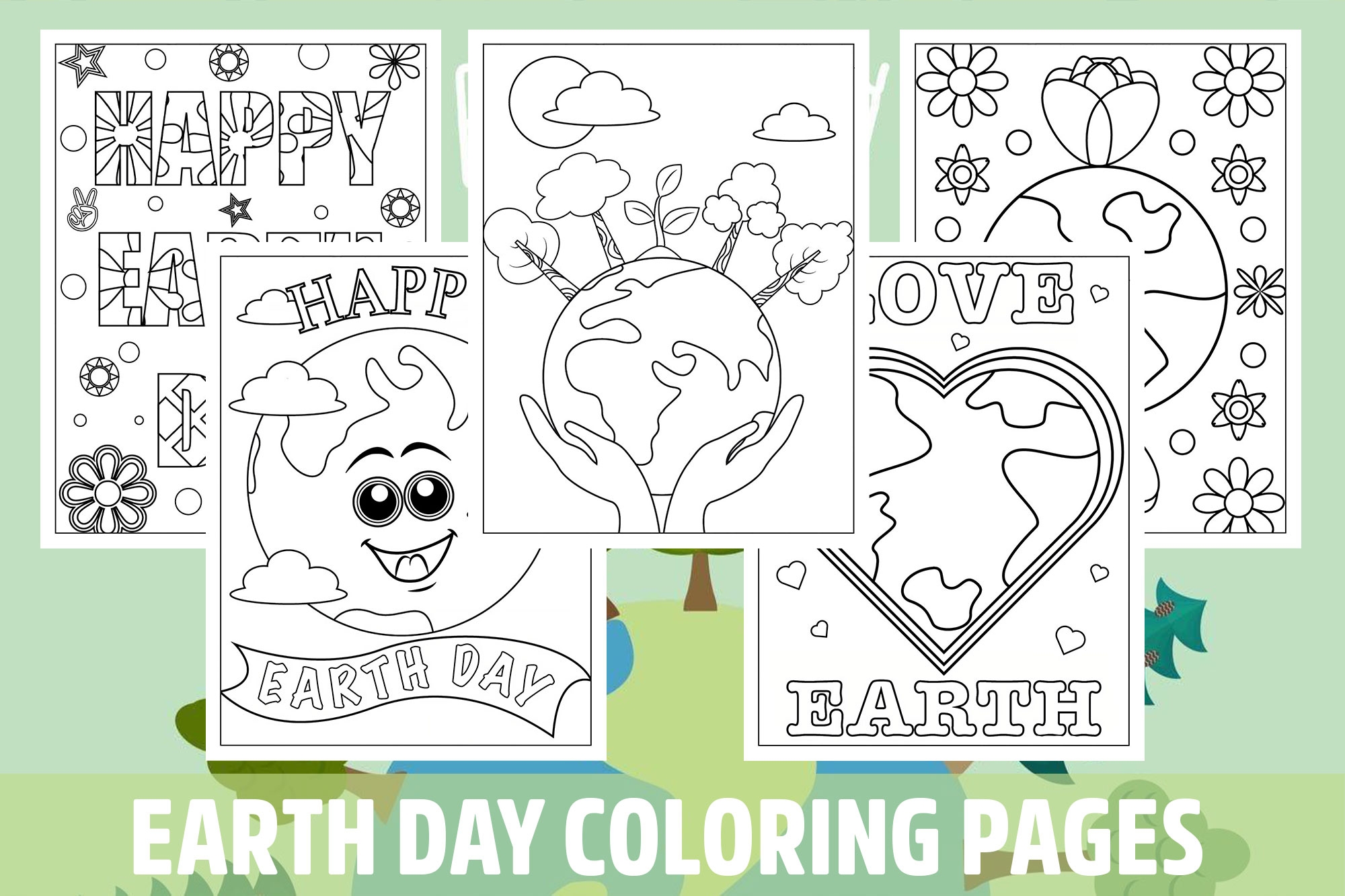 Earth Day Coloring Pages For Kids Girls Boys Teens Birthday School Activity Made By Teachers