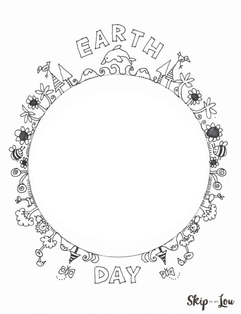 printable earth day coloring pages