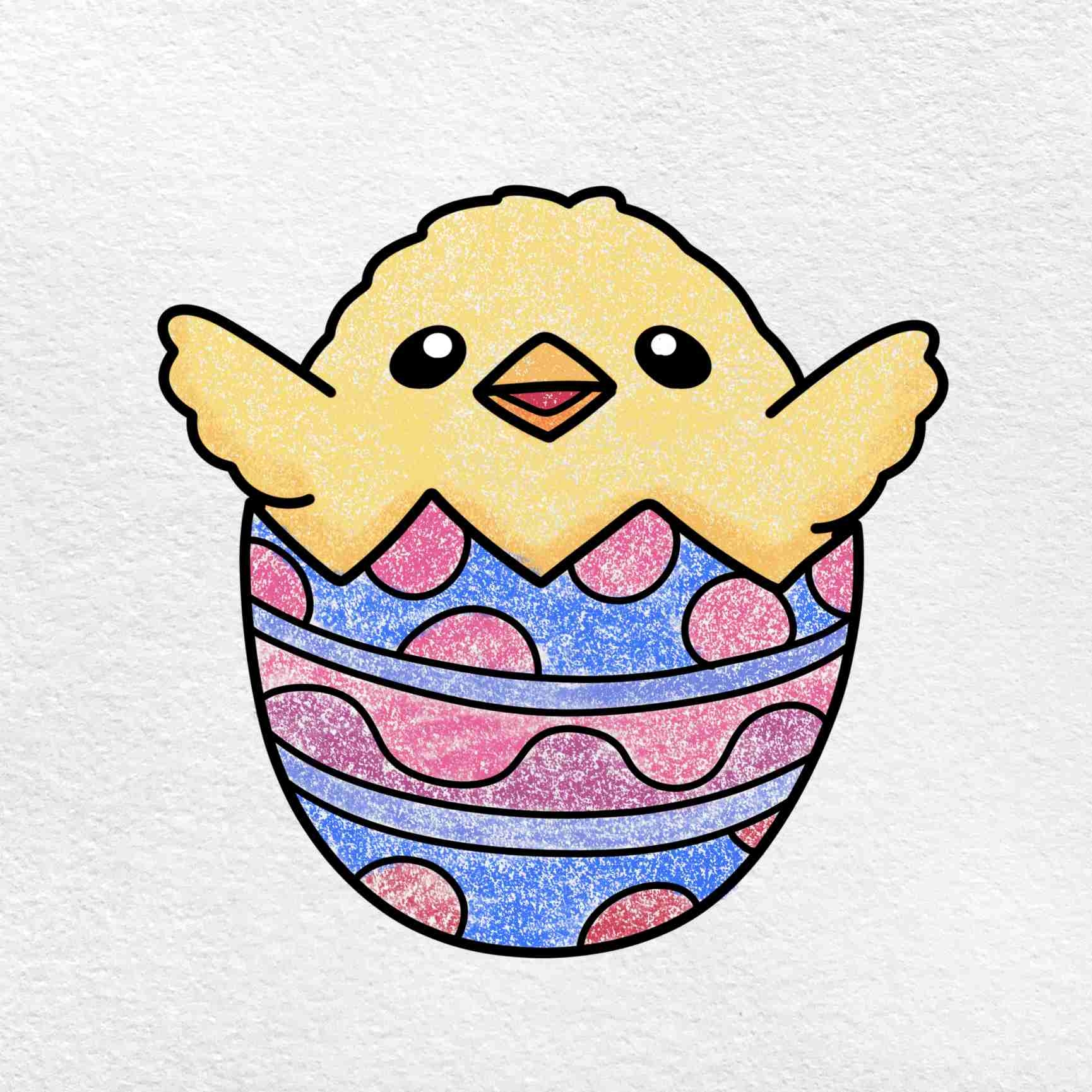 Easter Chick Drawing HelloArtsy