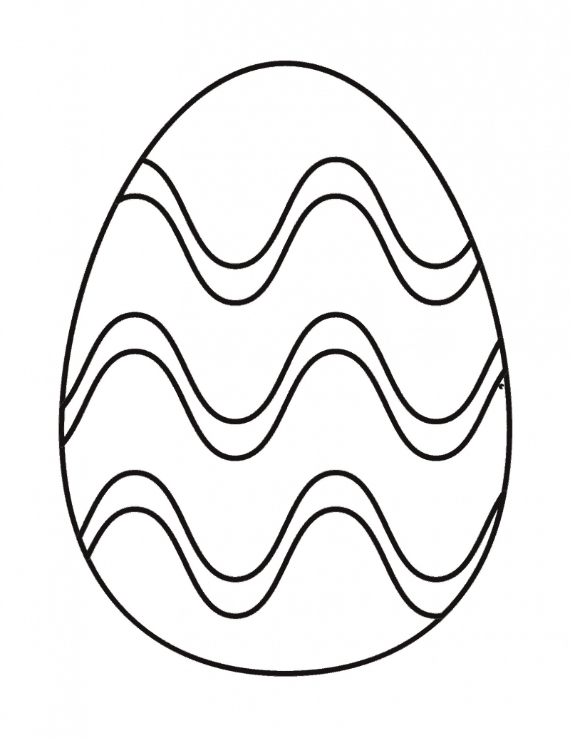 easter egg printable free