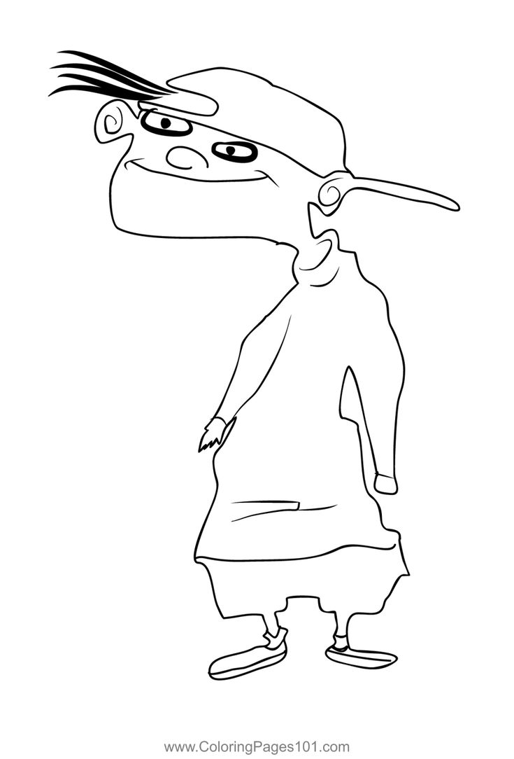 Ed Edd n Eddy 2 Coloring Page Ed Edd n Eddy 2 Coloring Page