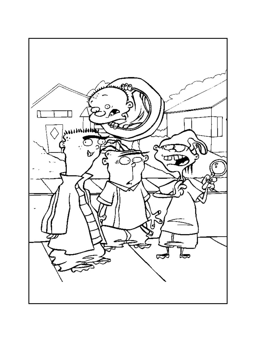 Ed Edd N Eddy Coloring Pages Ed Edd N Eddy Coloring Pages