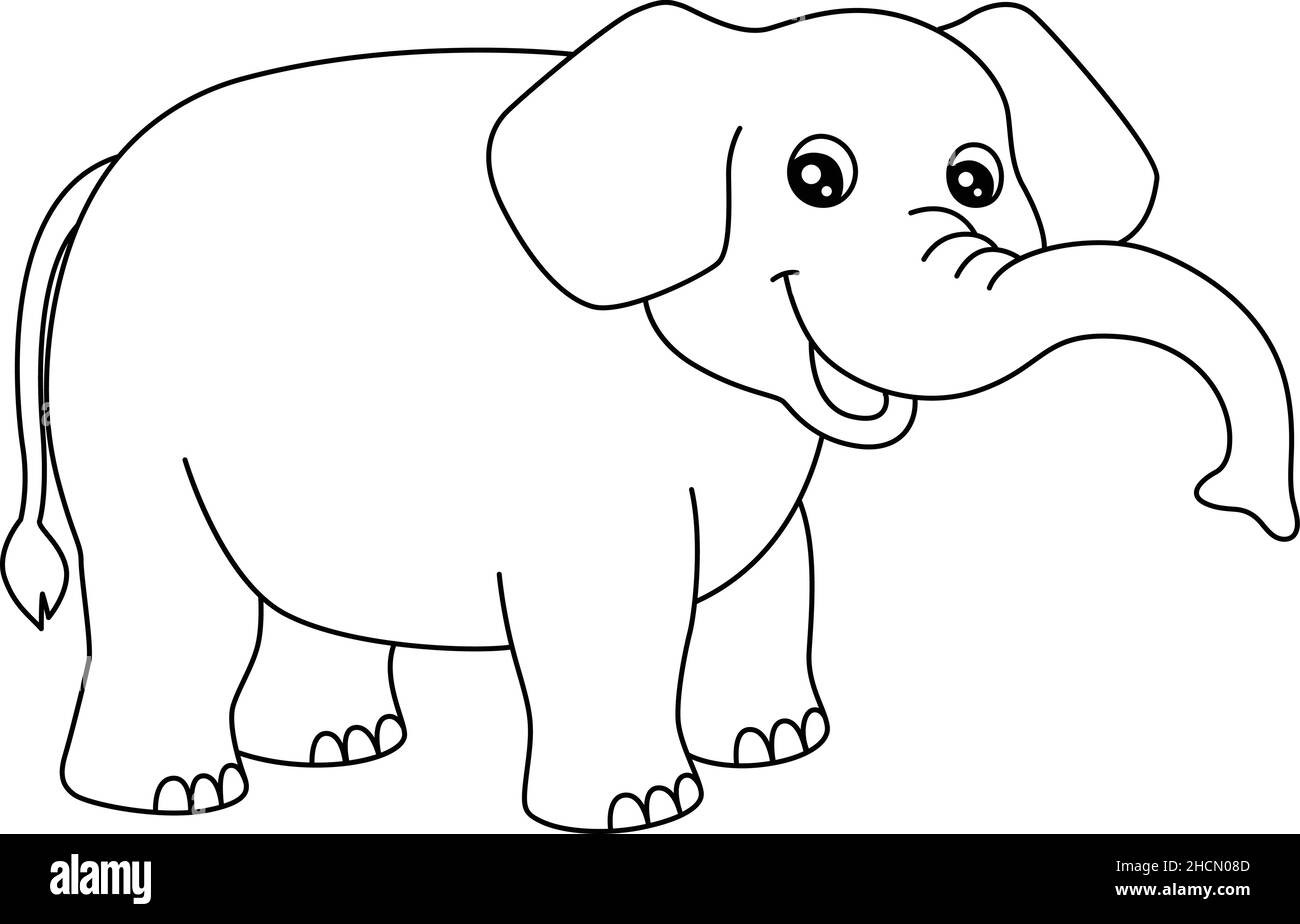 Colouring Picture Of An Elephant