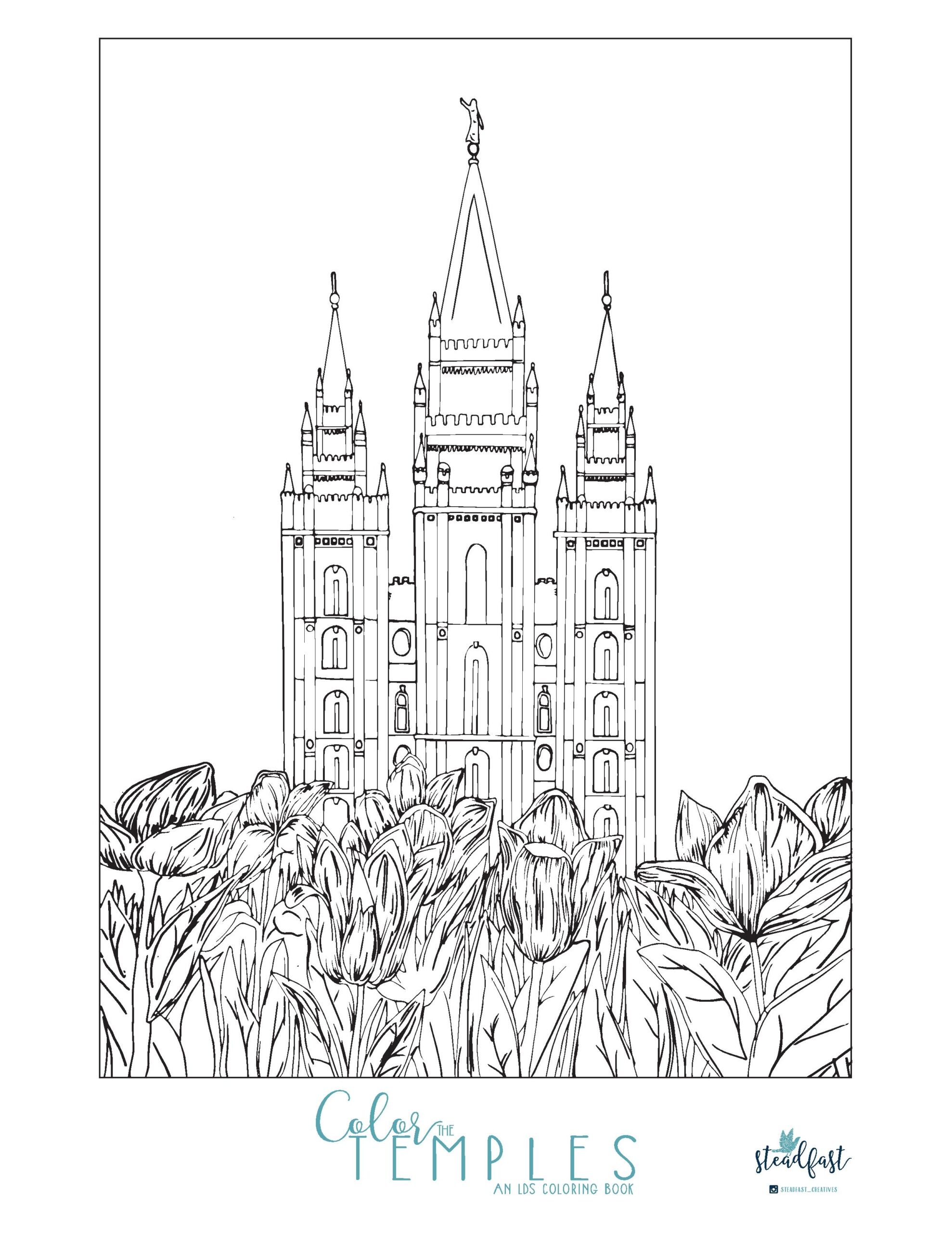 Enjoy This Beautiful Free Temple Coloring Page Add Faith Enjoy This Beautiful Free Temple Coloring Page Add Faith