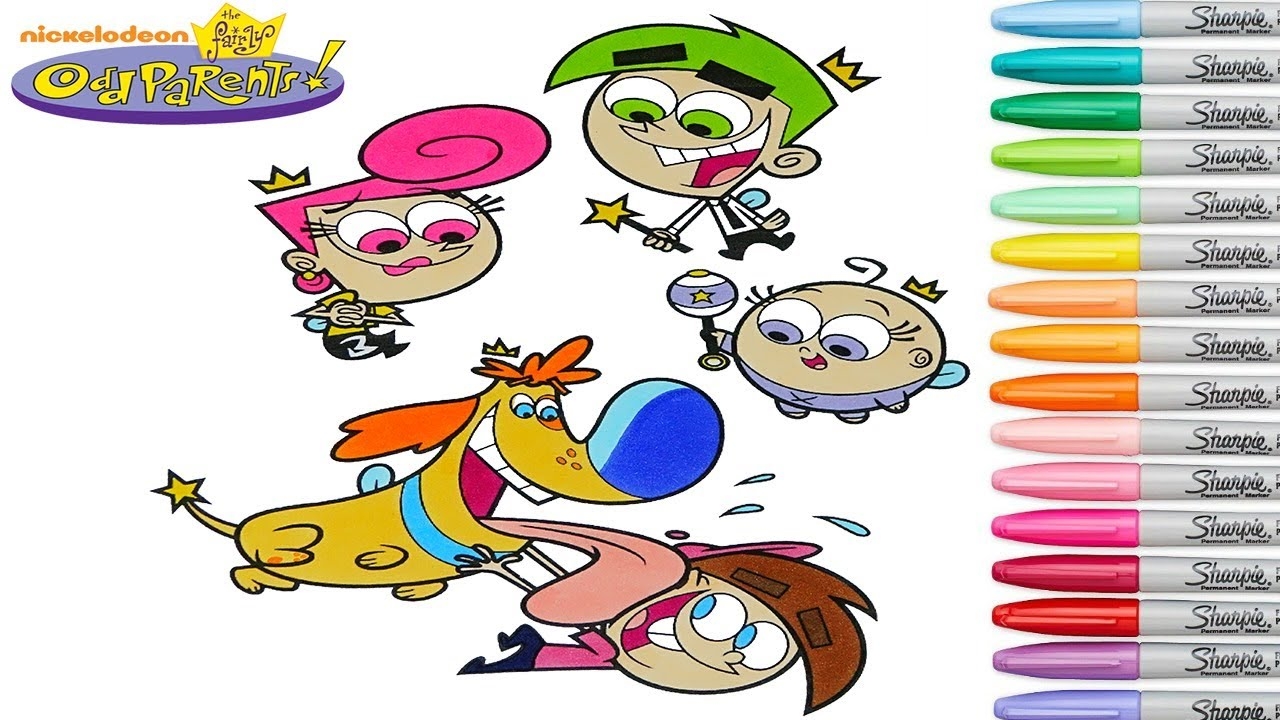 fairly odd parents coloring sheets