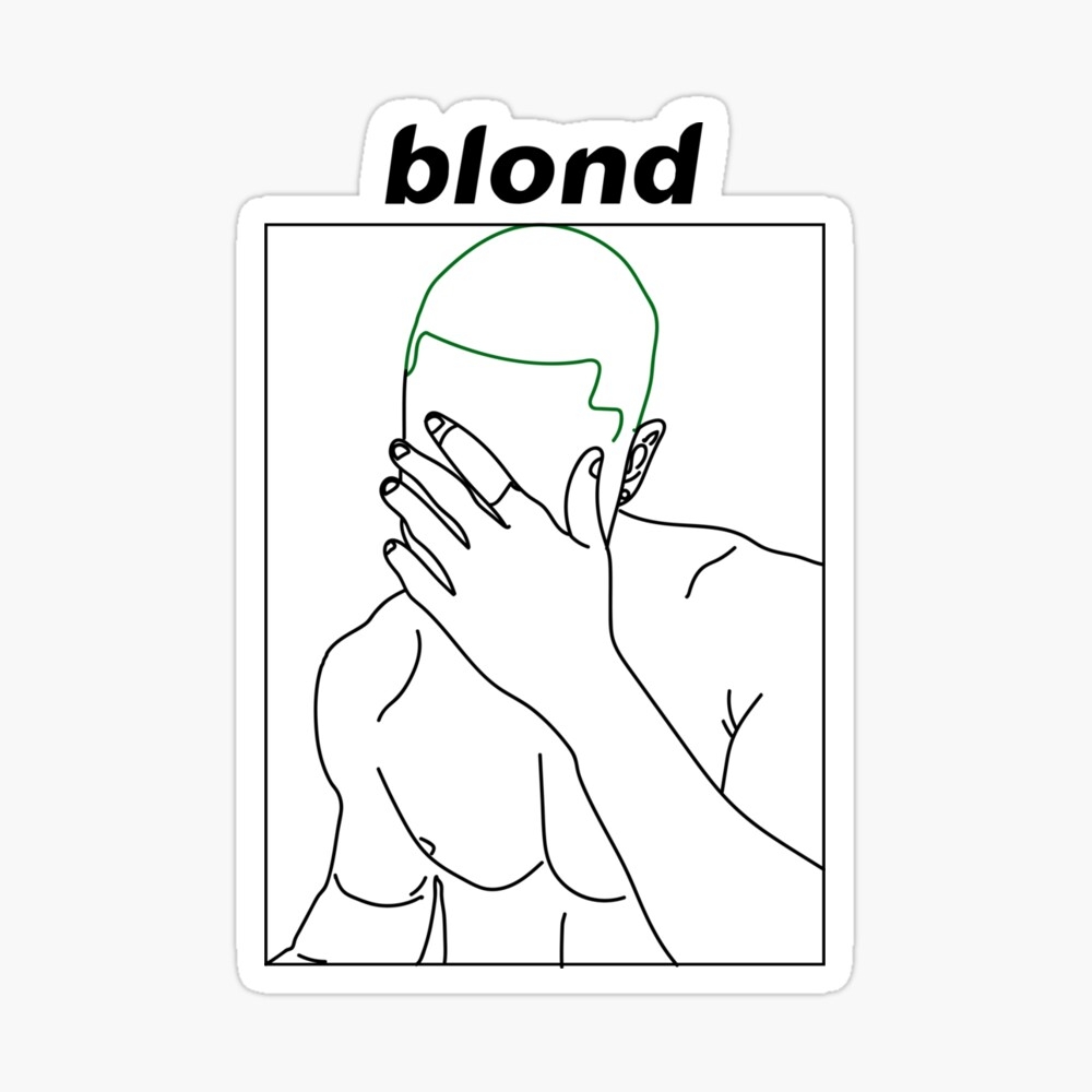 Frank Ocean Blond album Cover Art Board Print For Sale By Darskye Redbubble
