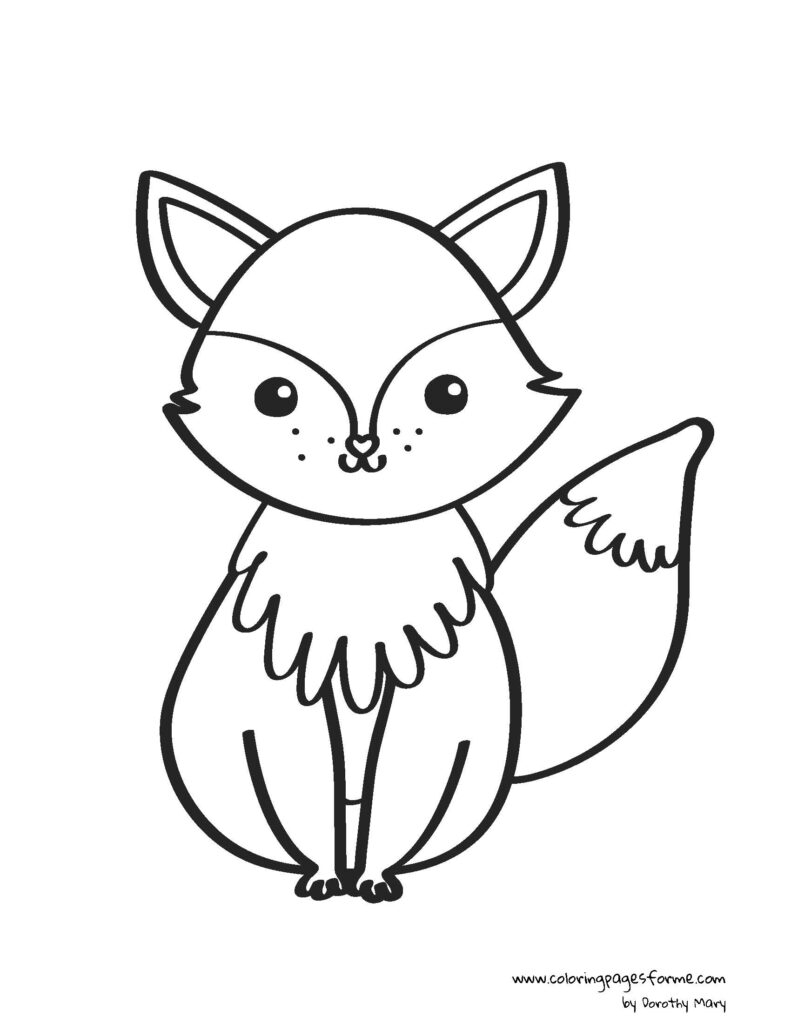 Forest Animals Colouring Pages