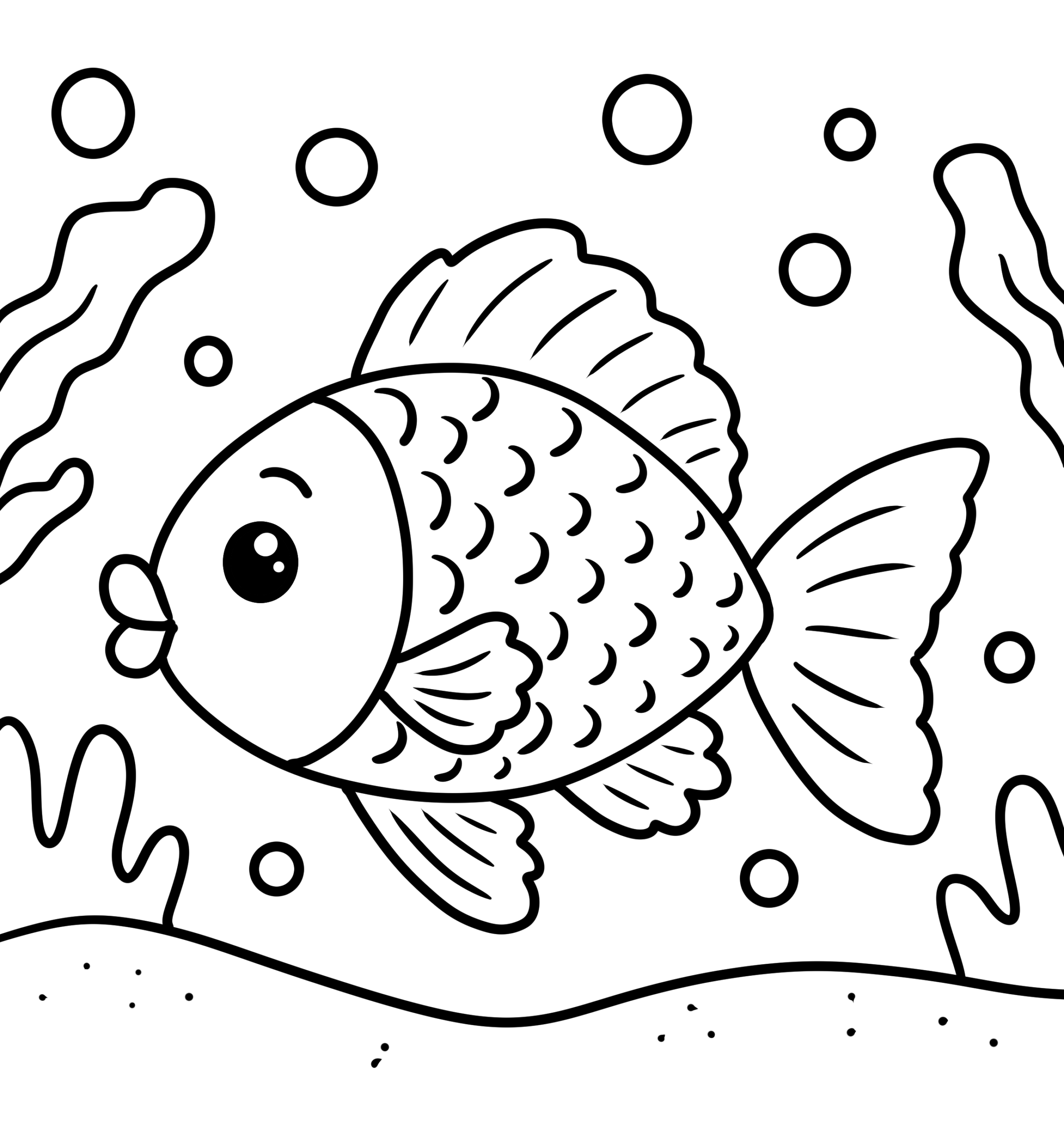 Free Cute Animals Bold And Easy Coloring Pages