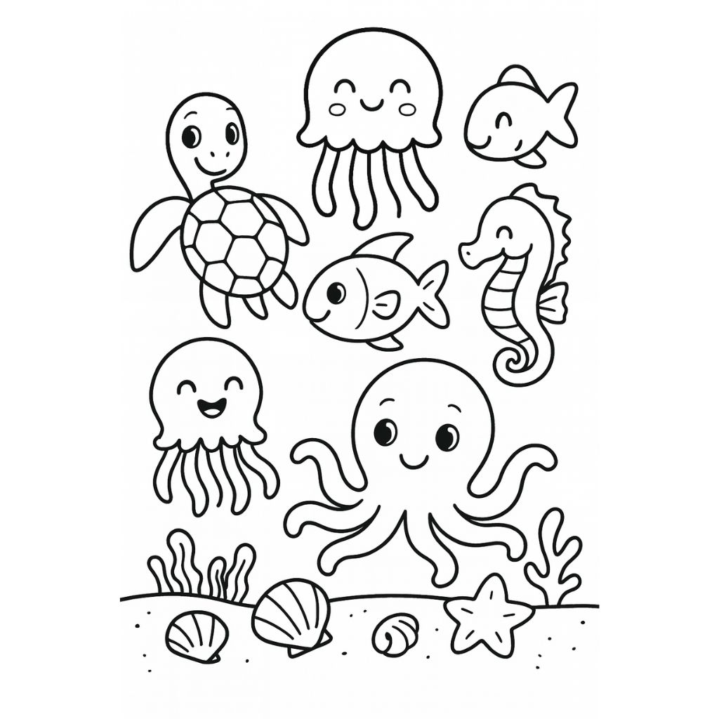 Free Printable Beach Coloring Pages For Kids 15 Fun Designs
