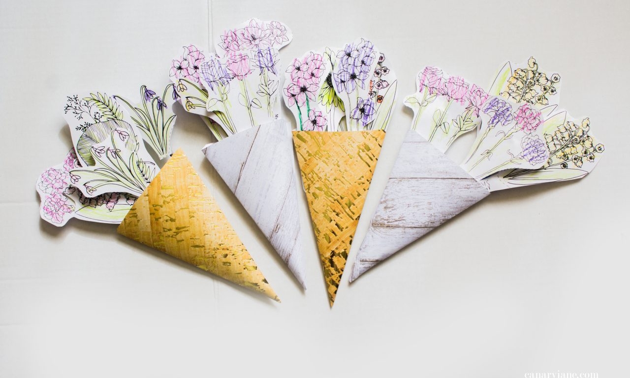 Free Printable Flower Bouquet For Mothers Day Canary Jane Free Printable Flower Bouquet For Mothers Day Canary Jane