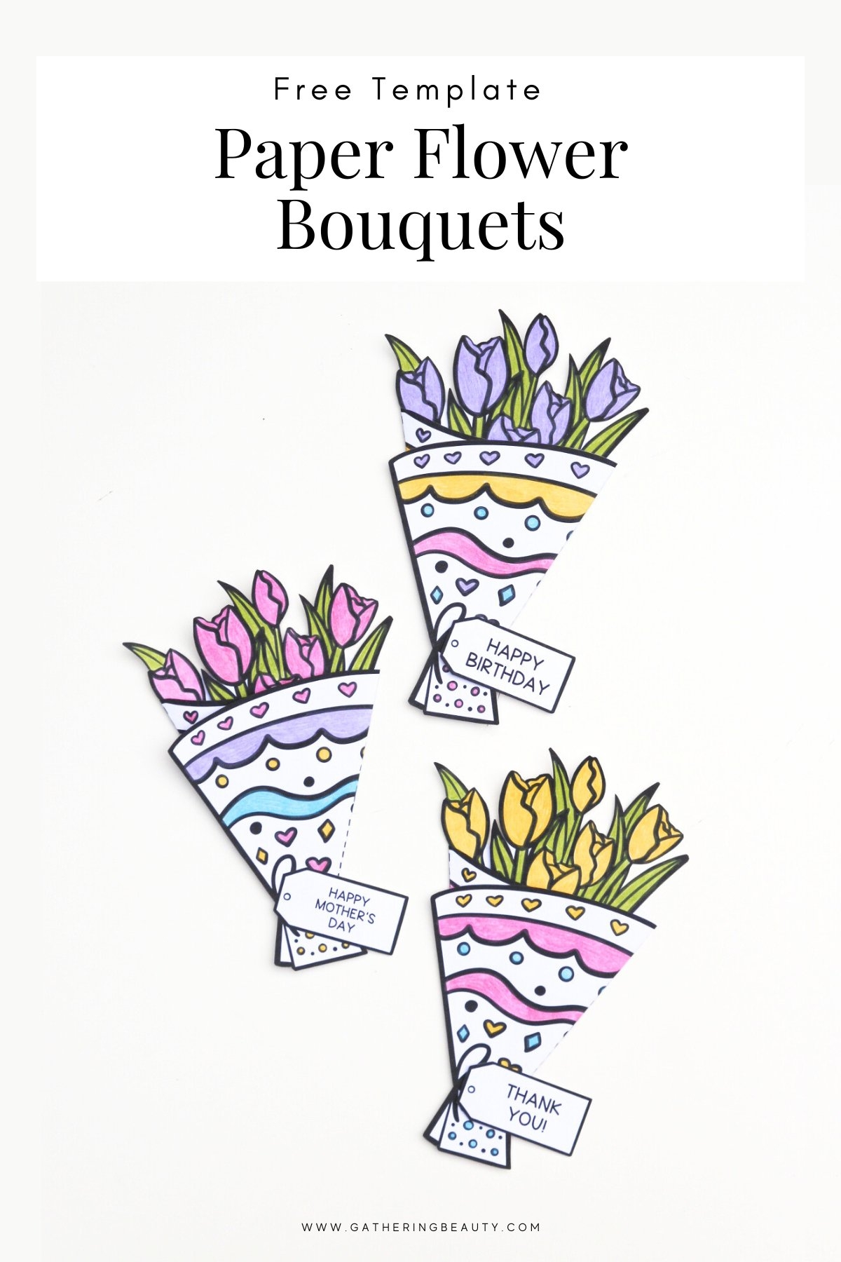 Free Printable Flower Bouquet Gathering Beauty Free Printable Flower Bouquet Gathering Beauty