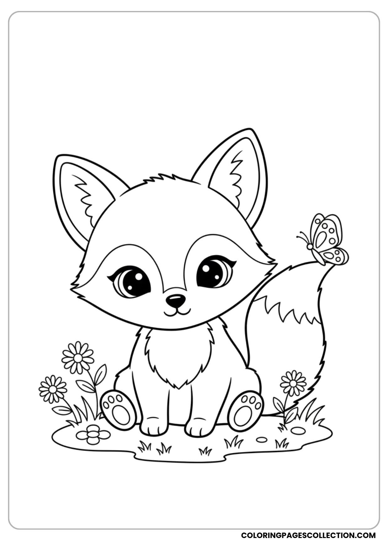Free Printable Fox Coloring Pages For Creative Minds