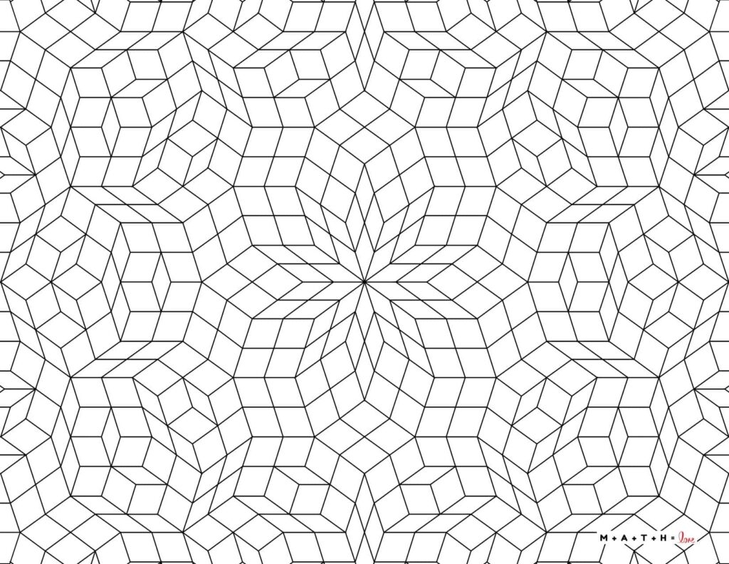 FREE Printable Geometric Coloring Pages PDF FREE Printable Geometric Coloring Pages PDF