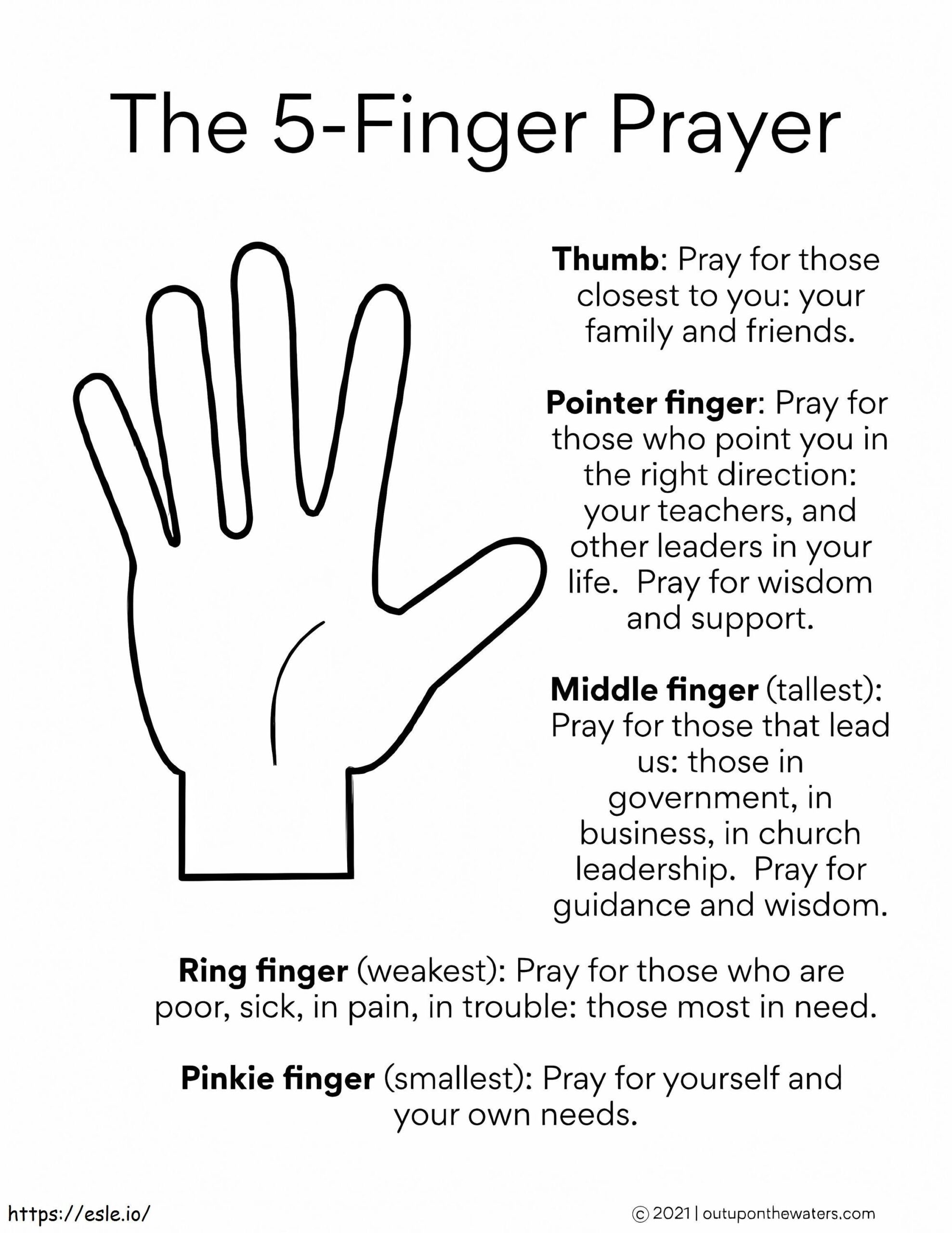 hands of prayer coloring page