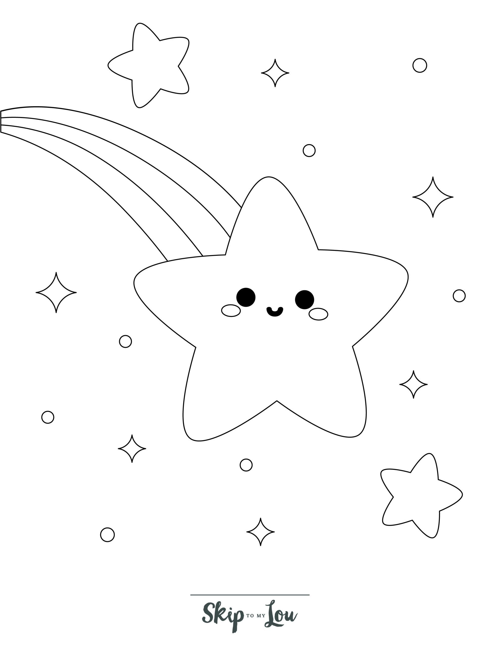 Free Printable Star Coloring Pages Great For Kids Skip To My Lou