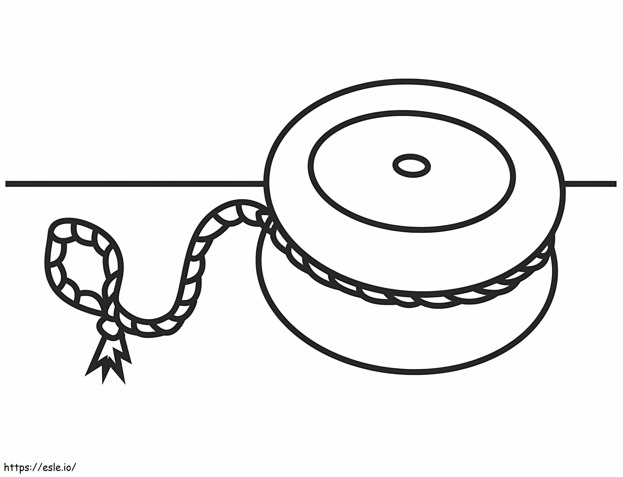Free Printable Yo Yo Coloring Page