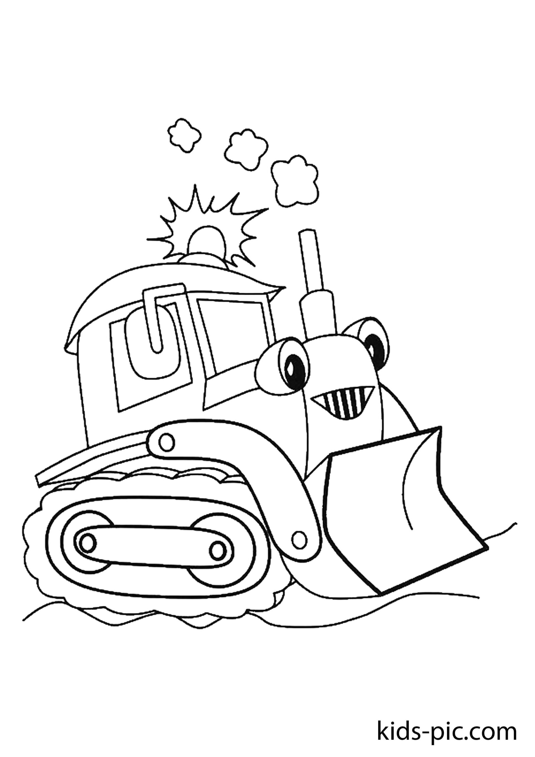 Free Snow Plow Coloring Pages Kids Pic