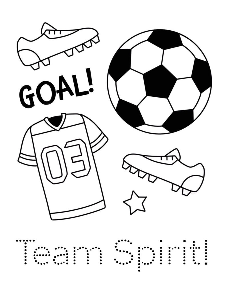 Free Soccer Coloring Pages For Kids The Hollydog Blog