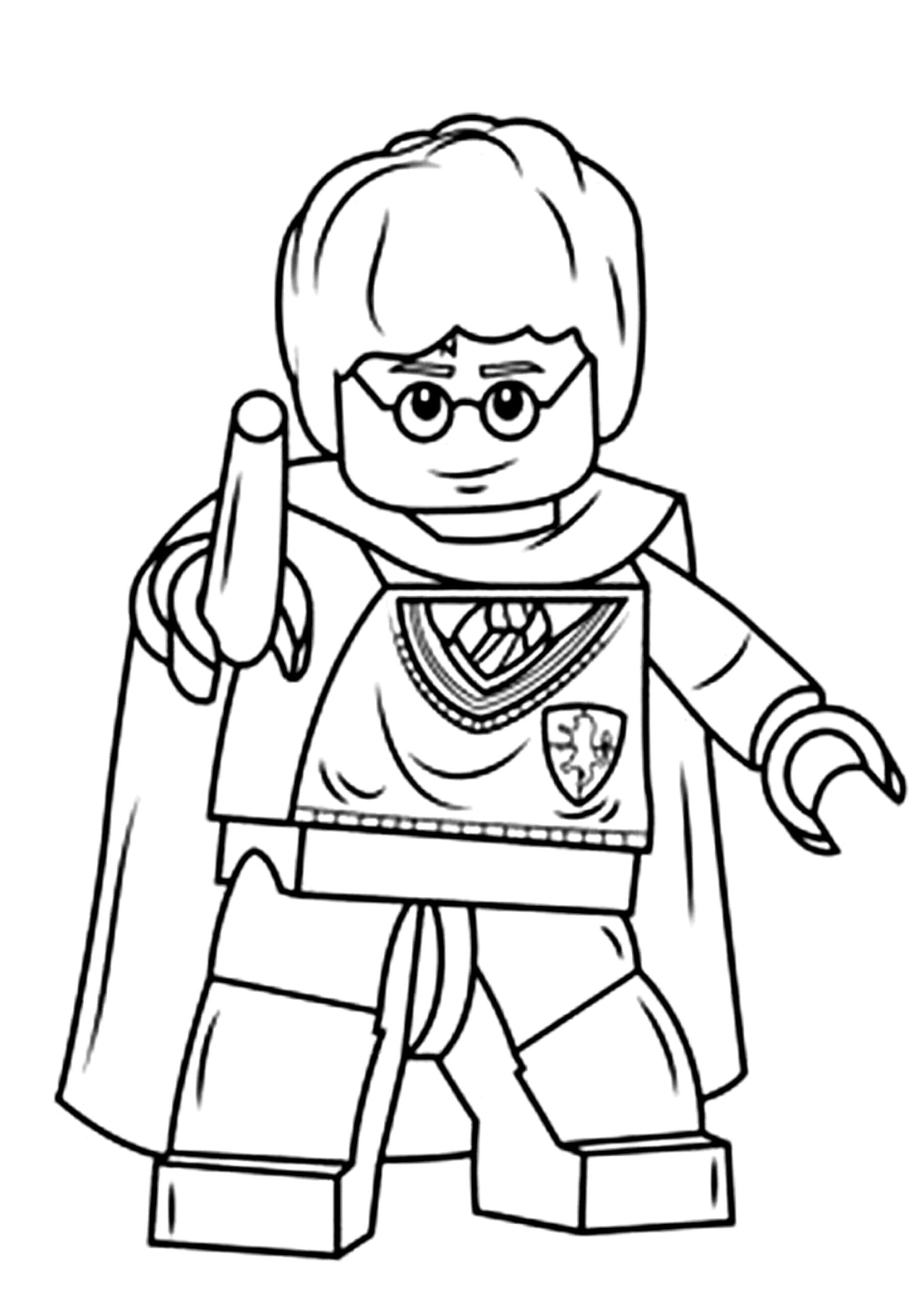 Harry Potter Lego Lego Coloring Pages