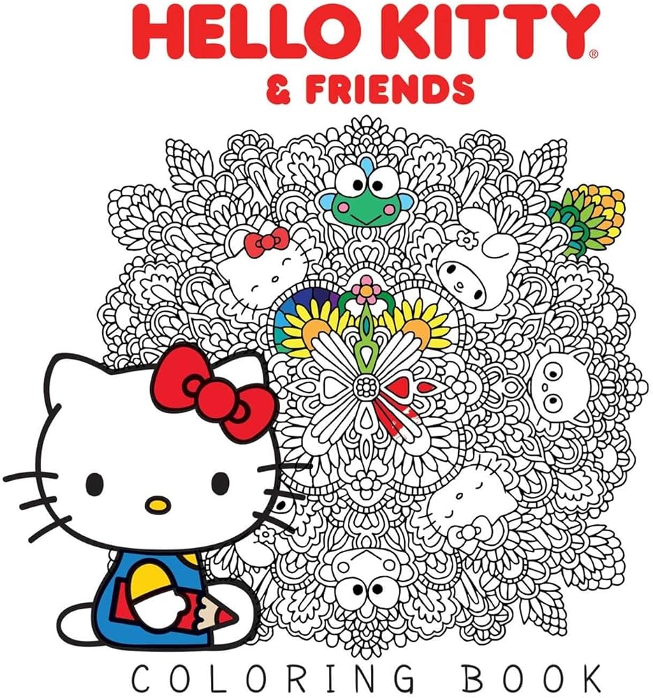 Hello Kitty Friends Coloring Book Sanrio 9781421592749 Amazon Books