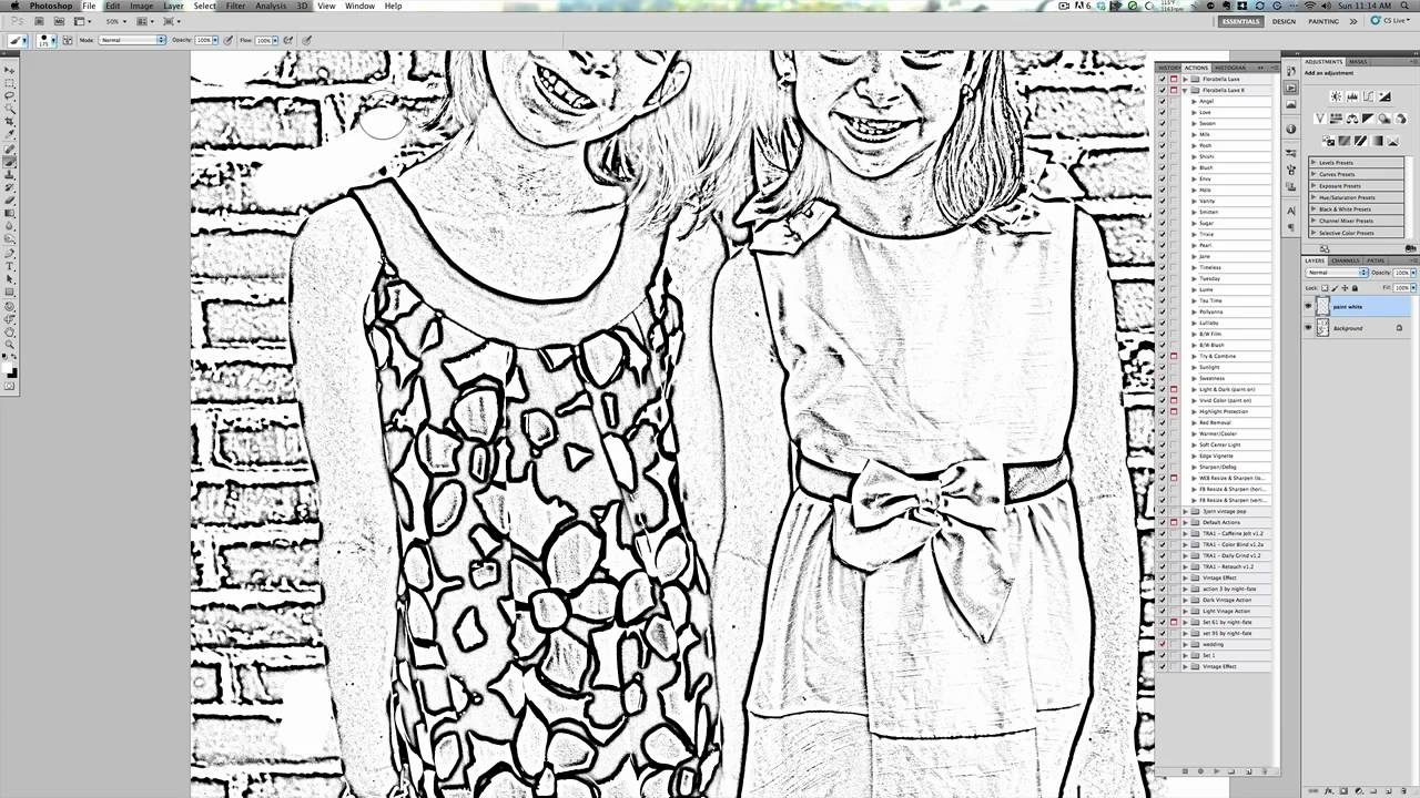 How To Make Coloring Pages From Photos