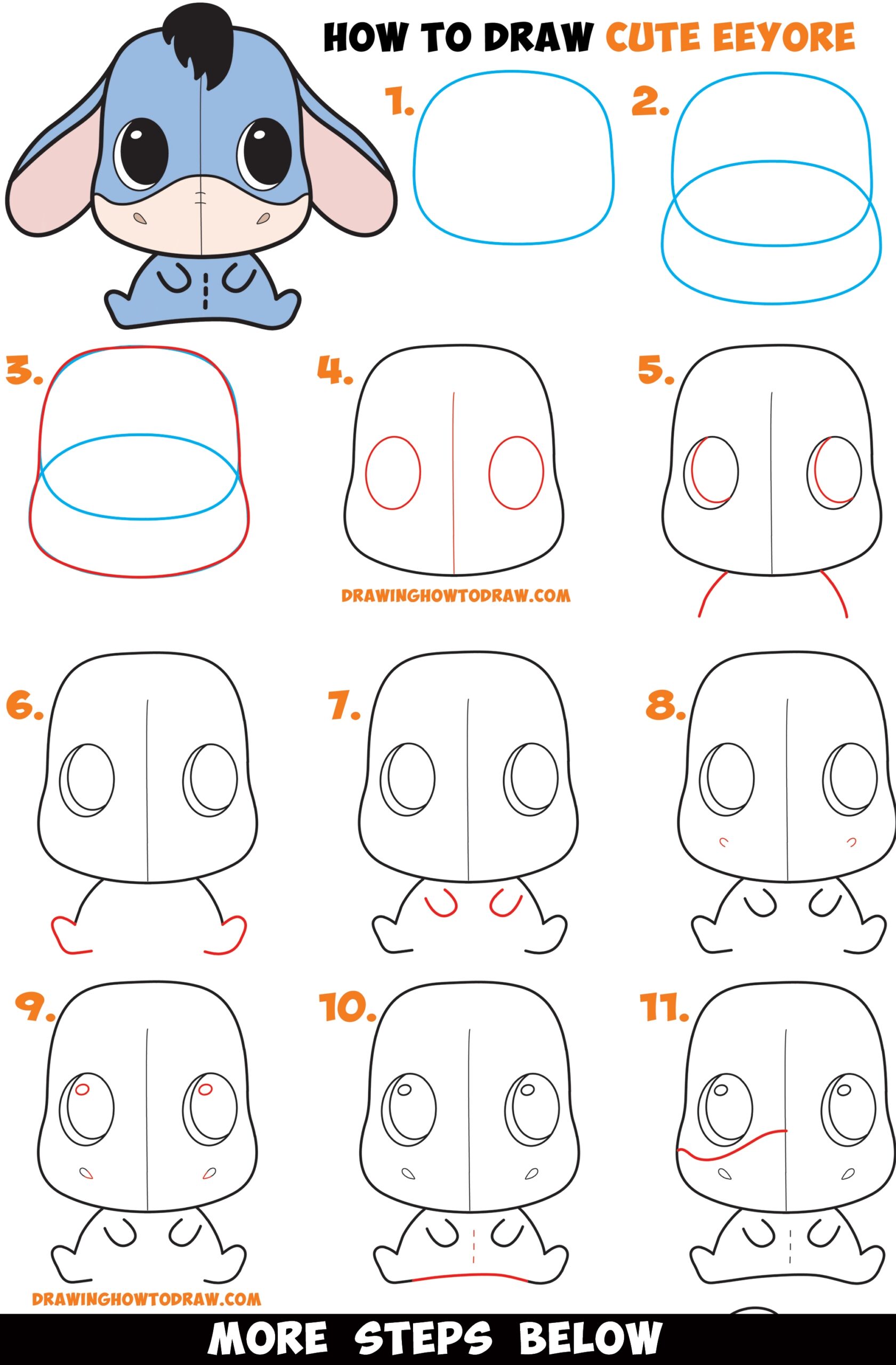 kawaii drawings step by step
