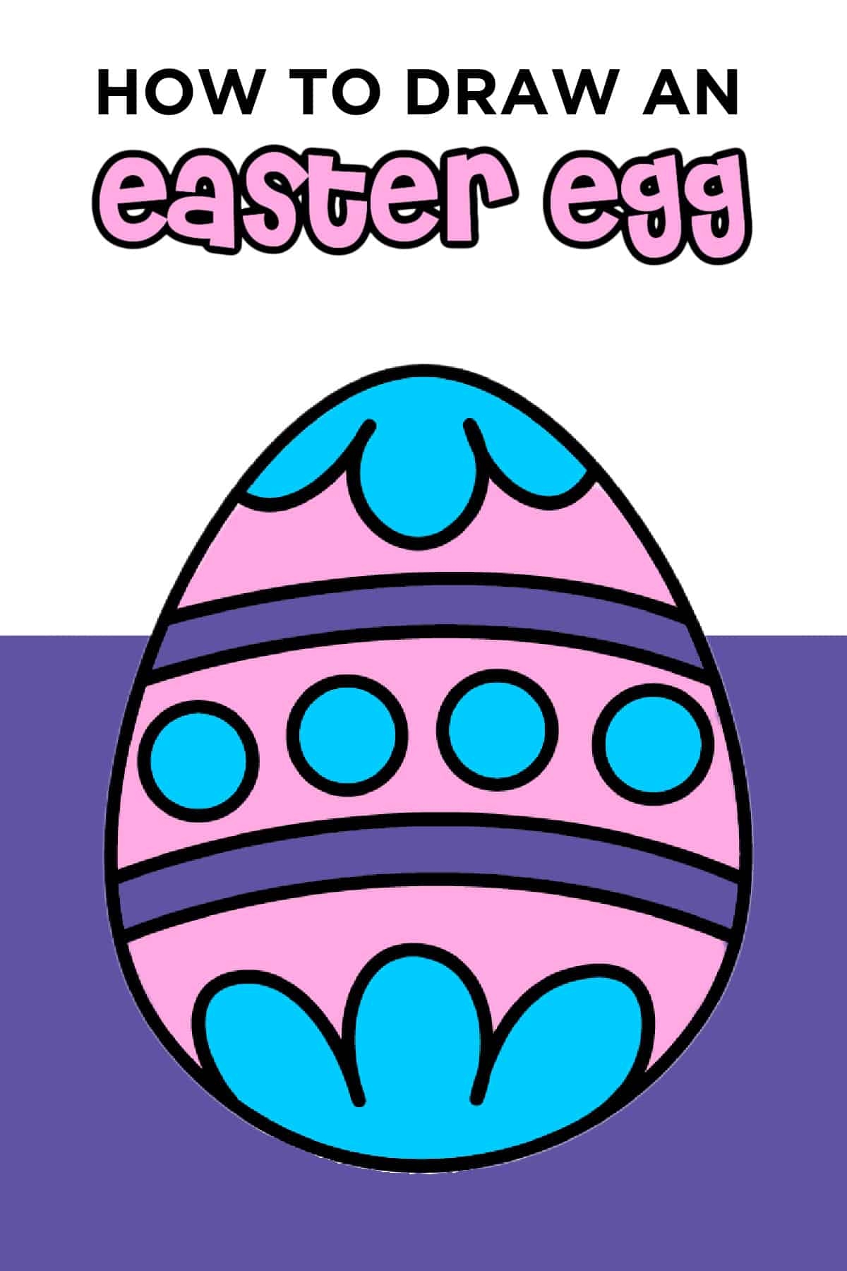 How To Draw An Easter Egg Easy Step By Step Tutorial