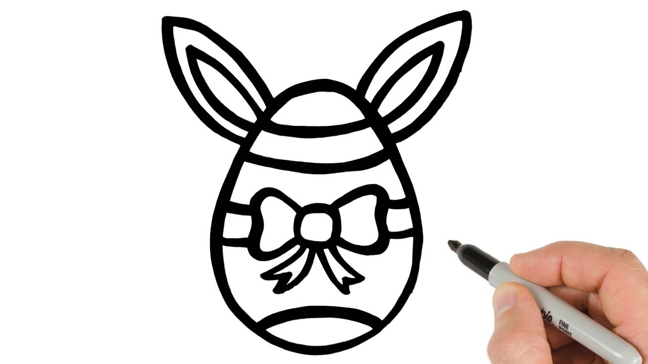 How To Draw An Easter Egg Easy YouTube