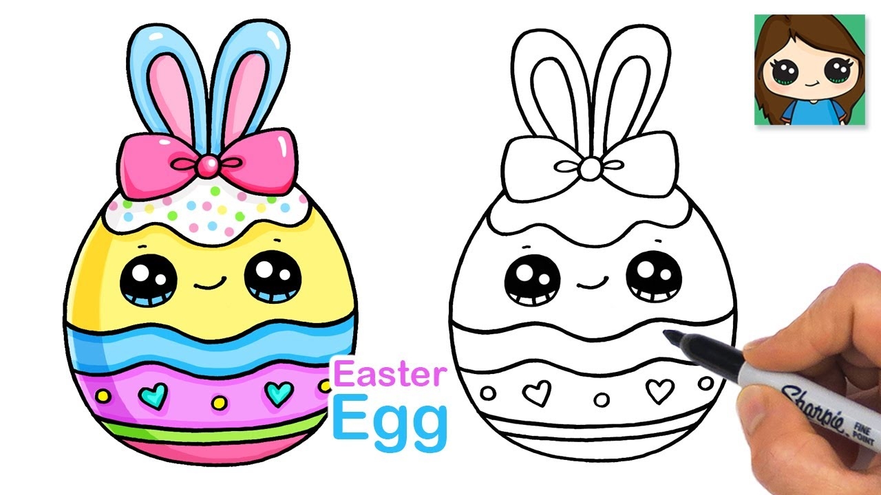 How To Draw An Easter Egg YouTube