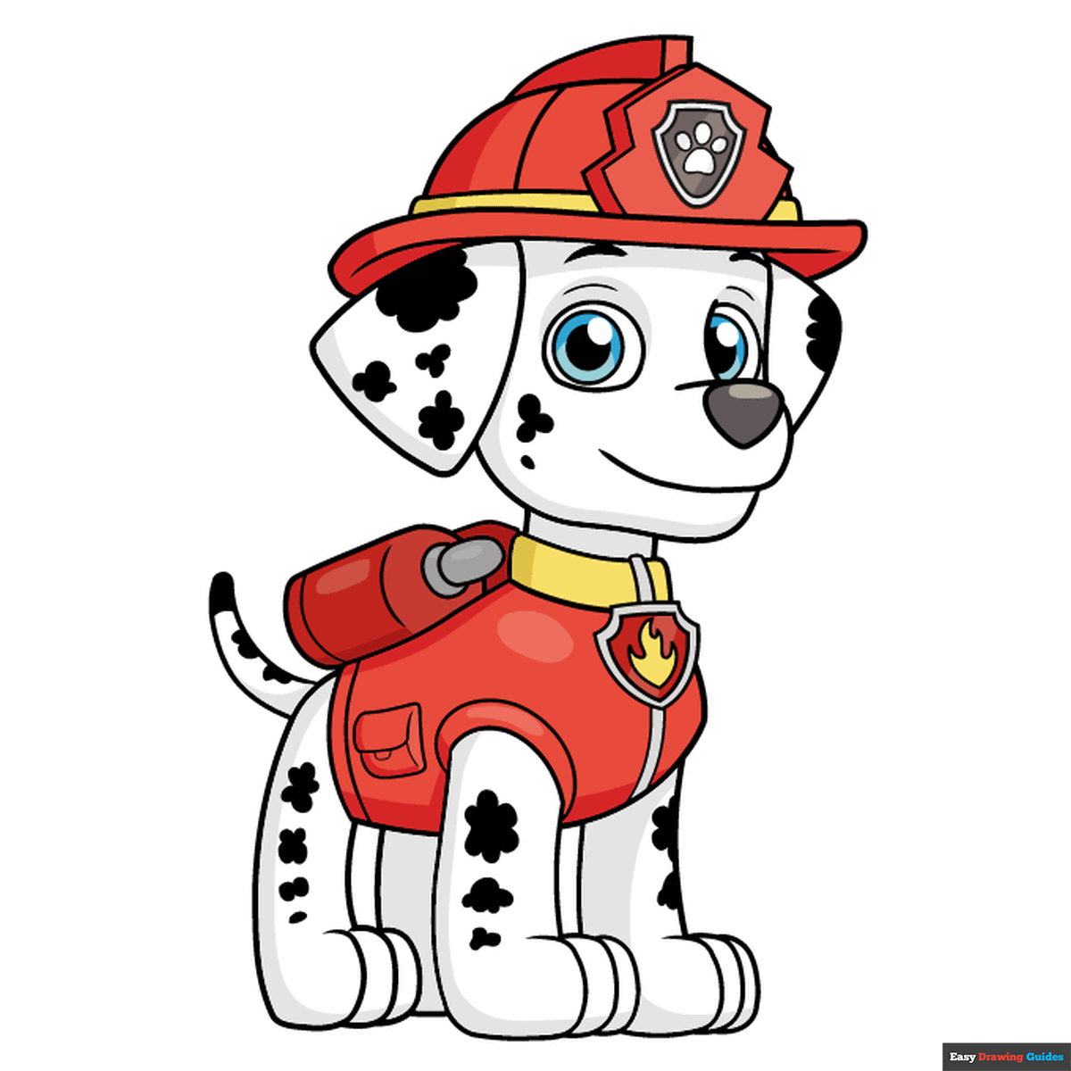 How To Draw Marshall From Paw Patrol Really Easy Drawing Tutorial How To Draw Marshall From Paw Patrol Really Easy Drawing Tutorial