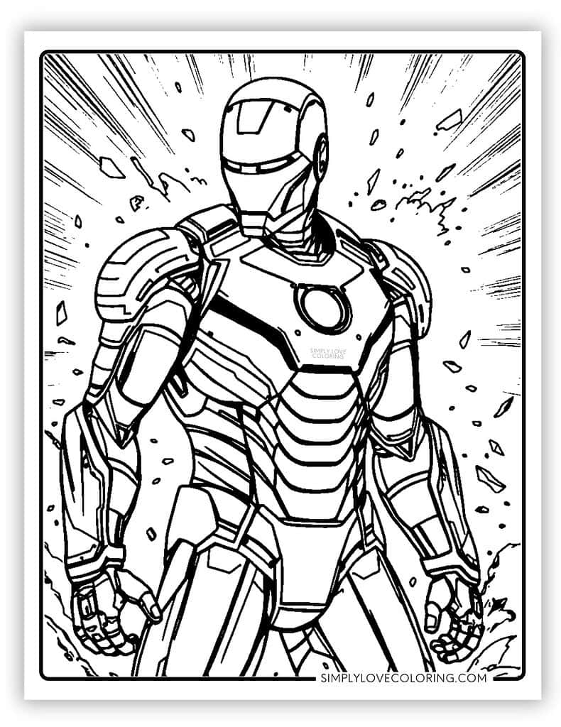Iron Man Coloring Pages Free PDF Printables Simply Love Coloring Iron Man Coloring Pages Free PDF Printables Simply Love Coloring